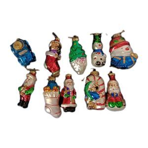 Thomas Pacconi Christmas Ornaments Glass Museum Classics Vintage Lot of 10